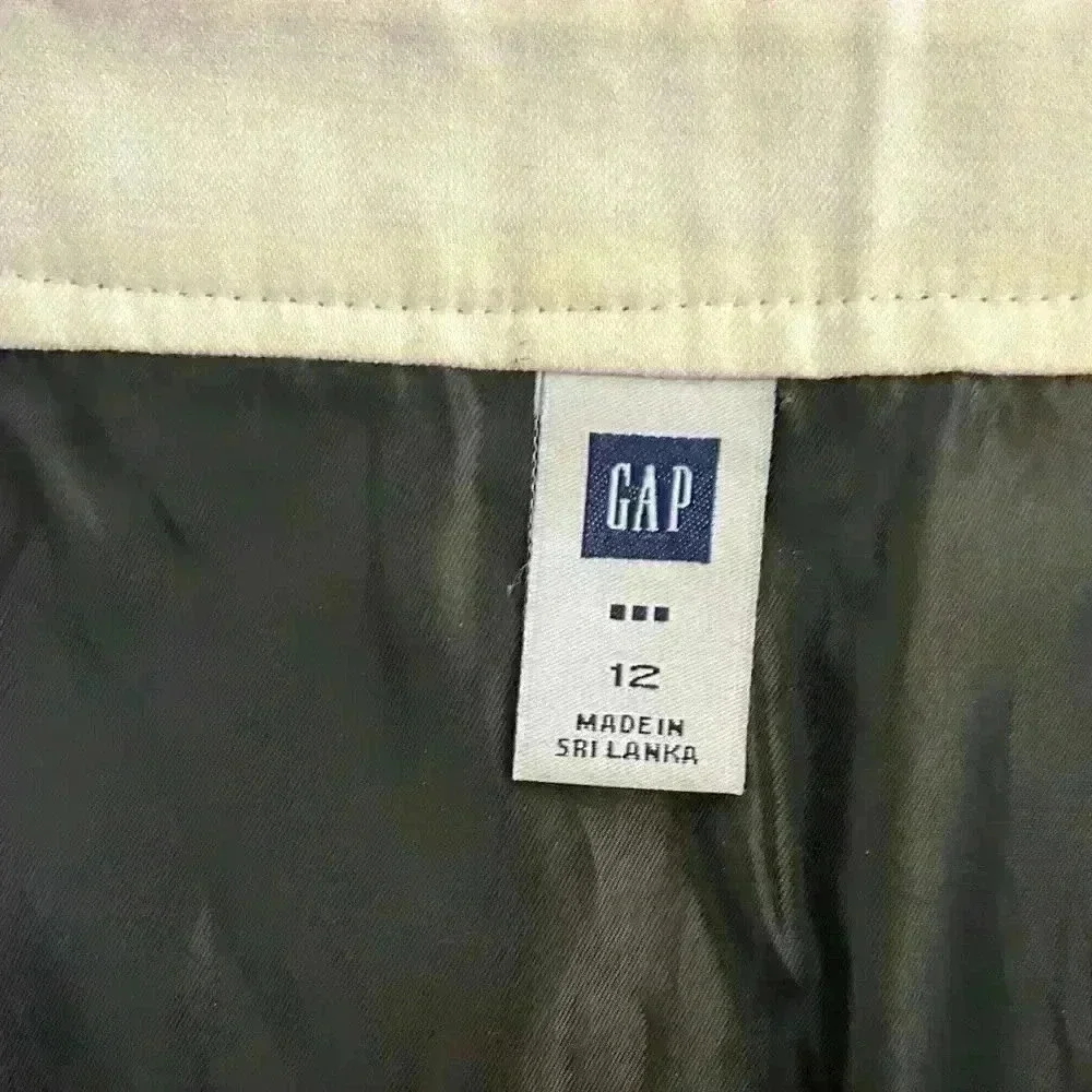 Gap Women’s Ruffle Wool Lined Mini Skirt Black Side Zip Size 12 - Picture 2 of 7